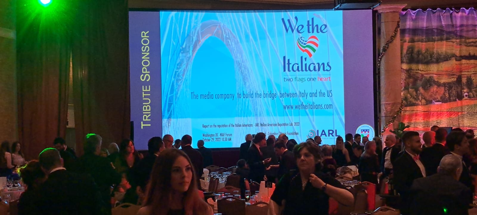 We The Italians WTI Events October 29 2022 NIAF Gala in Washington, DC