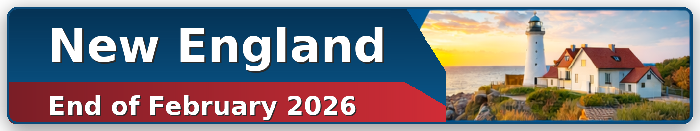 New England – End of February 2026
