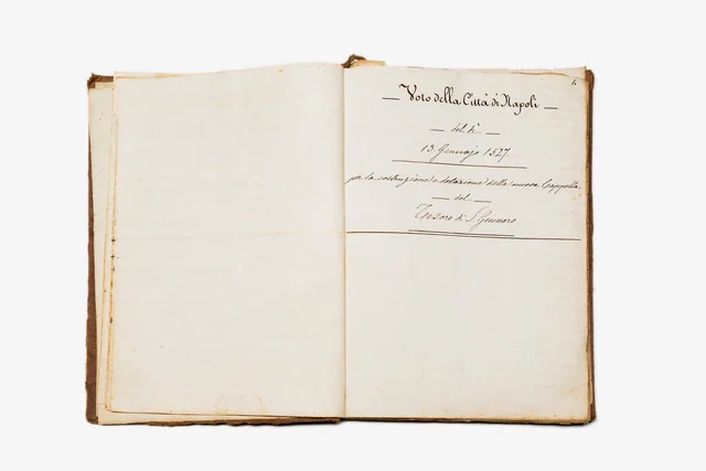 Copia riproduttiva del Voto della Città di Napoli, 13 gennaio 1527